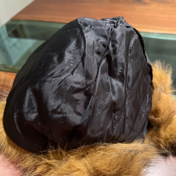 Synthetic Coon Cap Fully Lined- New No Tags - Picture 5 of 5